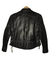 X Element Usa Women’s Motorcycle Jacket L Black Leather Biker Moto Large