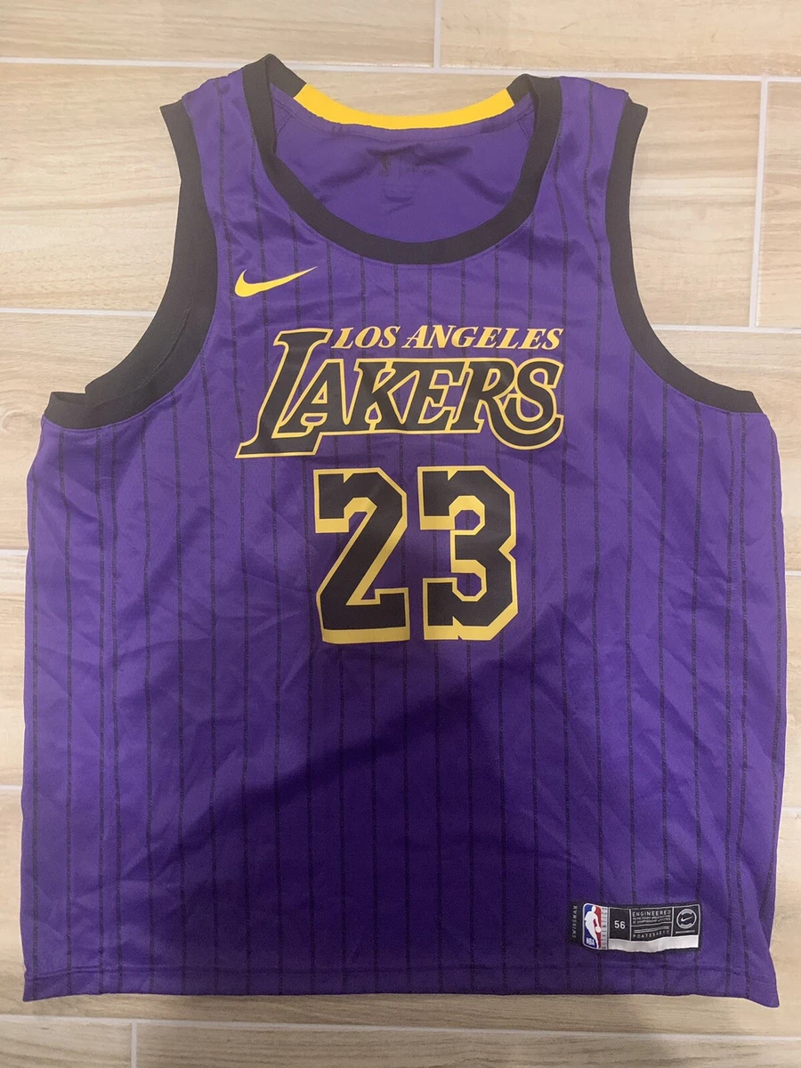 Nike Los Angeles Lakers LeBron James City Edition Swingman Jersey