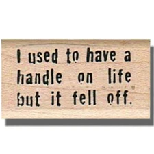 Mounted Rubber Stamp, Life Phrase, Word Stamp,Inspiration,Funny,Fun,Saying,Humor