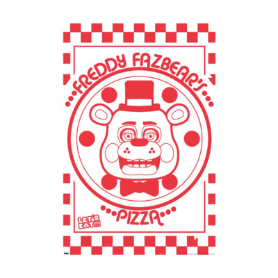 FIVE NIGHTS AT FREDDY'S - PIZZA BOX POSTER - 22x34 - 25128