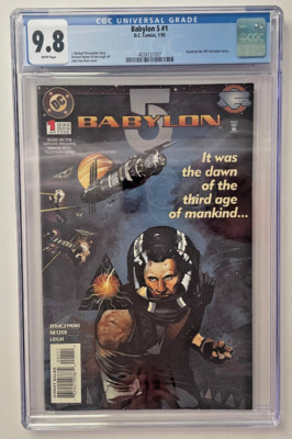 BABYLON 5 #1 CGC 9.8 DC Comic Book 1995 J. Michael Straczynski SciFi Sinclair