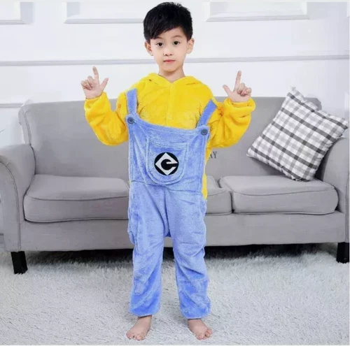 Pigiama Costume Adulto Unisex Pigiama Minions Cosplay Onesie12 Kigurumi Animale - Foto 8 di 18