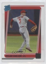 2021 Panini Chronicles Clearly Donruss Rated Rookies Dylan Carlson #17 2qw