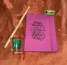 Gilmore Girls- Hep Alien Shot Glass, Drumstick Pen, Washie Tape & Notebook! New