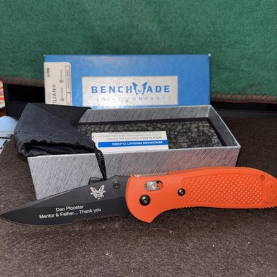 Benchmade 551SBK-ORG Griptilian Blue Class 154cm