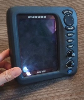 Furuno FCV 620 Marine 50/200 kHz 5.6" Color 600w Sounder FishFinder LCD Display