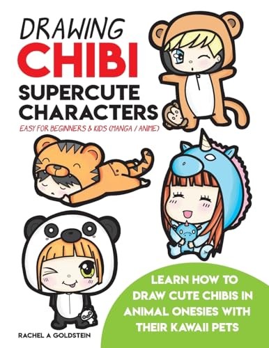 Drawing Chibi Supercute Characters Easy for Beginners & Kids (Ma