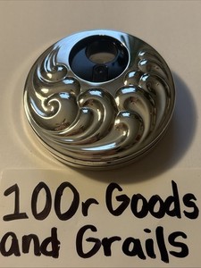 Vintage Kirk Stieff Sterling Silver Perfume Atomizer Repousse Swirl 71.42g 3in.