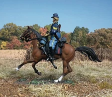 W.Britain 31504 Union Cavalry Corporal Mounted, Trotting Horse, No. 1 (Britains)