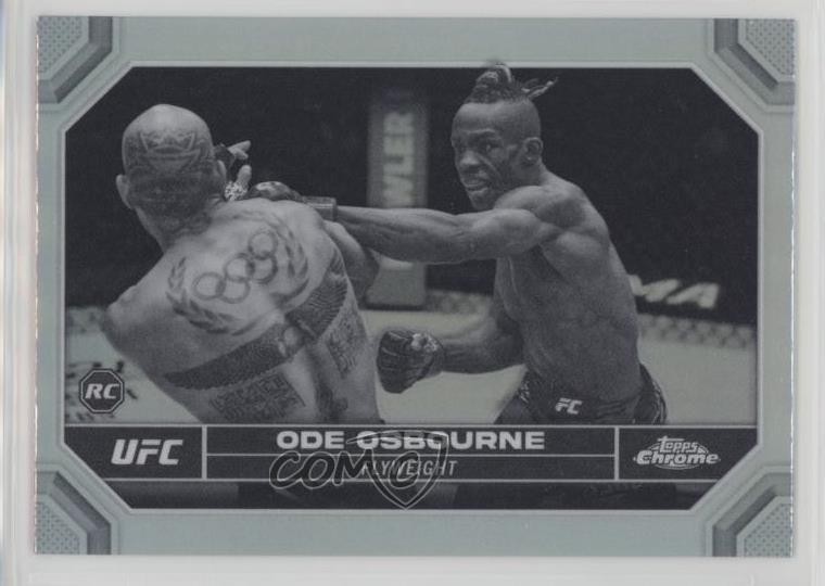 2024 Topps Chrome UFC Negative Refractor Ode Osbourne #133 00gy