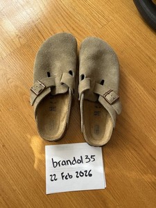 Birkenstock Boston Taupe 42 | eBay