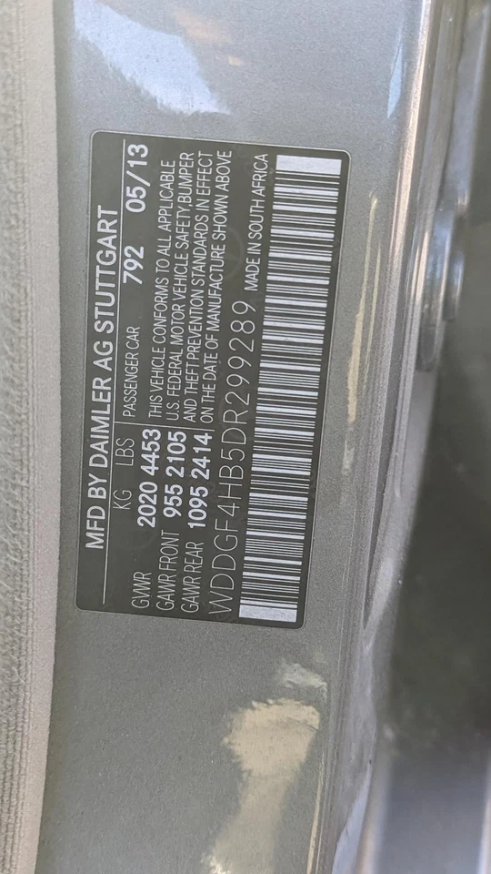 Б/у стекло панели крыши подходит: 2013 Mercedes-Benz Mercedes C-класса 204 типа C250 Sd - Изображение 3 из 4