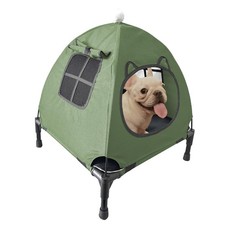 Love go Elevated Dog Bed with Canopy, Raised Dog House, Elevated Dog Tent S ...