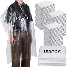 Yahenda 150 Pcs Disposable Salon Capes Bulk Waterproof Hair Cutting Capes for...