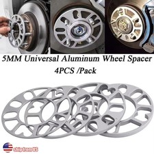 4pcs Universal Wheel Spacers 5mm For Most 4 Lug 5 Lug Wheels Pcd 98mm To 120m