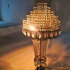 Vintage Large Crystal Chandelier 6 Light 2 Available. Price: £140