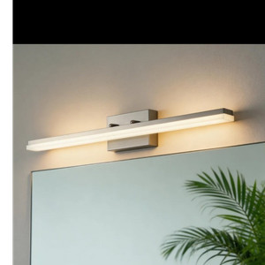 BRAND NEW 48 in Brushed Nickel Dimmable 1 LED Bathroom Vanity Light Bar  NIB