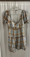 Show Me Your Mumu Plaid Mini Dress, Size XXL