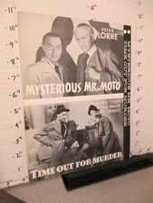 NTA movie TV photo 1950s pressbook MR MOTO Peter Lorre Gloria Stuart Mike Whalen