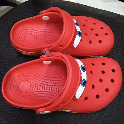 Kids Lightning McQueen Crocs Disney Cars Clog Shoes Boys Girls unisex sandles us