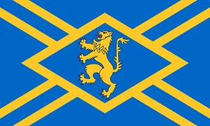 East Lothian Flag Self Adhesive Vinyl Sticker
