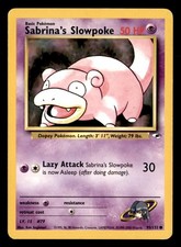 Gym Heroes Pokémon TCG Sabrina's Slowpoke Common 95/132 WOTC on eBay