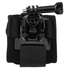 360 Hook Wrist Strap With Mount For GoPro Hero 6 5 4 Camera Outdoor Sports E