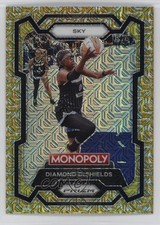 2024 Prizm Monopoly WNBA Millionaire Gold Mojo /500 Diamond DeShields #60 1e88
