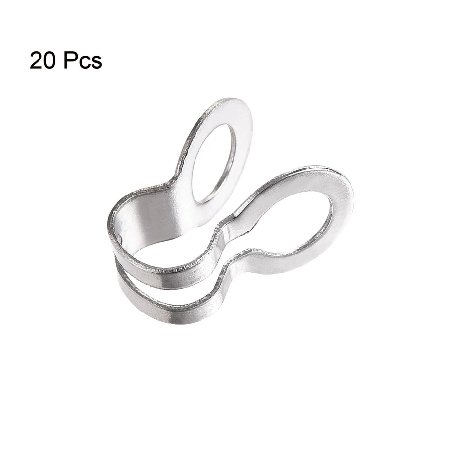 Ball Chain Connector 4mm 4.5mm Double Ring Style Stainless Steel Link 20pcs Foto 3 de 4