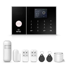 WiFi Alarm Security System for Home Kids Safety,App Alert Push,Wireless DIY D...