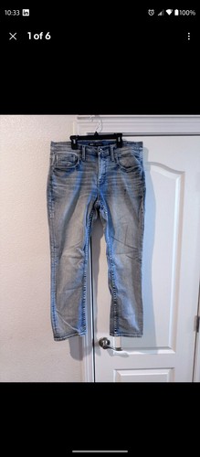 BKE Jake Straight Jeans Men’s 34x30 Light/medium Wash Denim Used
