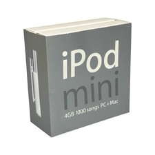 2005 Apple iPod Mini Silver 4GB M9800LL/A - Original Box  Circuit City Receipt