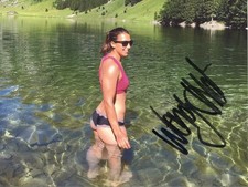 super sexy!! Wendy Holdener oryginalny autograf w bikini