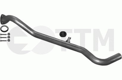 Tuyau arrière de rechange pour silencieux VW LT Bus 2.4 D 75cv 1985