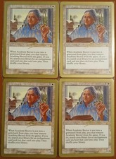 4x MTG Gold Border Academy Rector NM/M Magic The Gathering Wcd World Champ Deck