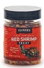 Flukers Red Shrimp Food 0.6 Oz Pack of 3.