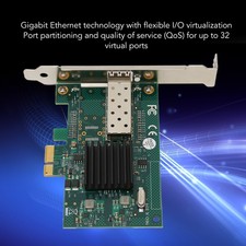⁺PCIe X1 Single SFP Port Network Card 1000Mbps LC Port PCI Express Ethernet LAN