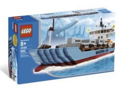 10155 LEGO Maersk Line Container Ship, Advanced Model set from 2010, VERY RARE!!