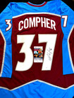 J.T. COMPHER SIGNED #37 CUSTOM JERSEY - Size XL (JSA W/Card) Colorado Avalanche — photo 1