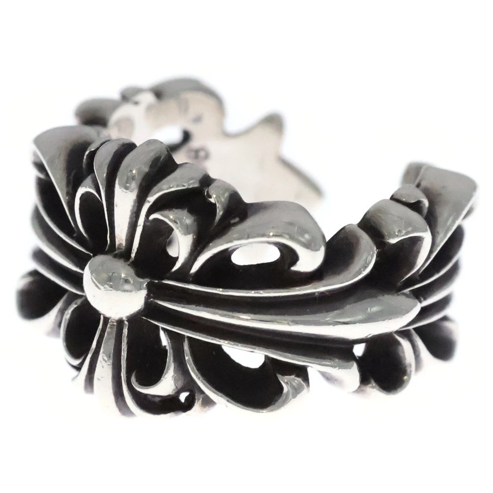 Chrome Hearts DBL FLRL CRS Ring 925 US#10-1/4 P0080311