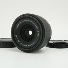 Fujifilm Fujinon XC 15-45mm F3.5-5.6 OIS PZ Black Zoom Lens X Mount w/ Lens cap