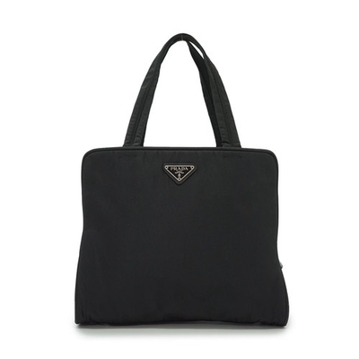 #ad Borsa a mano Prada in nylon Tessuto nero modello piccolo EUR 500.00