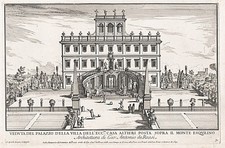 Villa Altieri Roma Roma Roma - Alessandro Specchio incisione su rame 1699