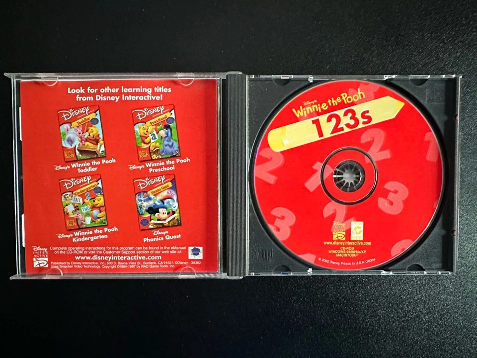Disney Winnie the Pooh 1 2 3s for Ages 3-6 Windows PC Mac CD-ROM - Image 3 of 4