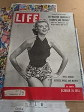 Life Magazine October 26, 1953 - Vintage 1950s News Features Mid Century Ads