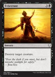 Eviscerate 91/269 Common Dominaria Magic: The Gathering