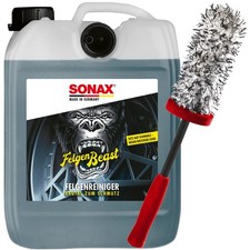 Sonax Felgenreiniger FelgenBeast 5L mit Farbindikator + Mikrofaser-Felgenbürste