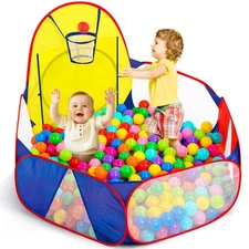 Kids Ball Pit Large Pop Up Childrens Ball Pits Tent for Toddlers Playhouse Ba...
