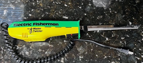 Coltello elettrico Mister Twister pescatore filetto di pesce/testato buono/affilato/senza scatola - Foto 1 di 3