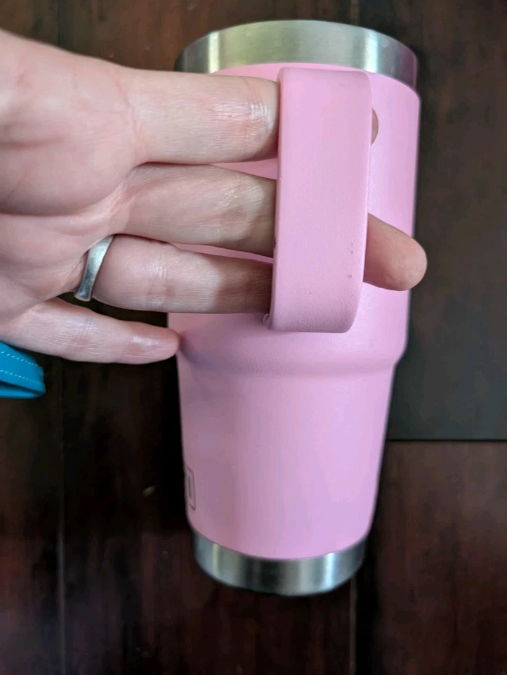 Caneca de viagem YETI RAMBLER 20 oz rosa sem tampa  - Imagem 4 de 4